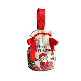 Christmas Gift Apple Bags, Cute Drawstring Bags, Holiday Fabric Candy Bags, Peace Fruit Storage Bags And Gift Bags (Color: Red)